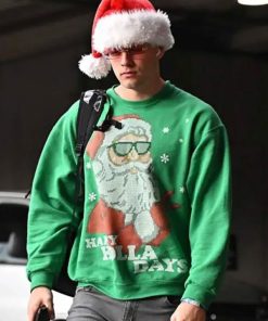 Buy Joe-Burrow-Happy-Holla-Days-Christmas-Green-Sweatshirt