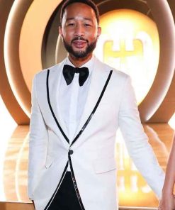 Buy Gold House 5th Annual Gold Gala John Legend White Blazer