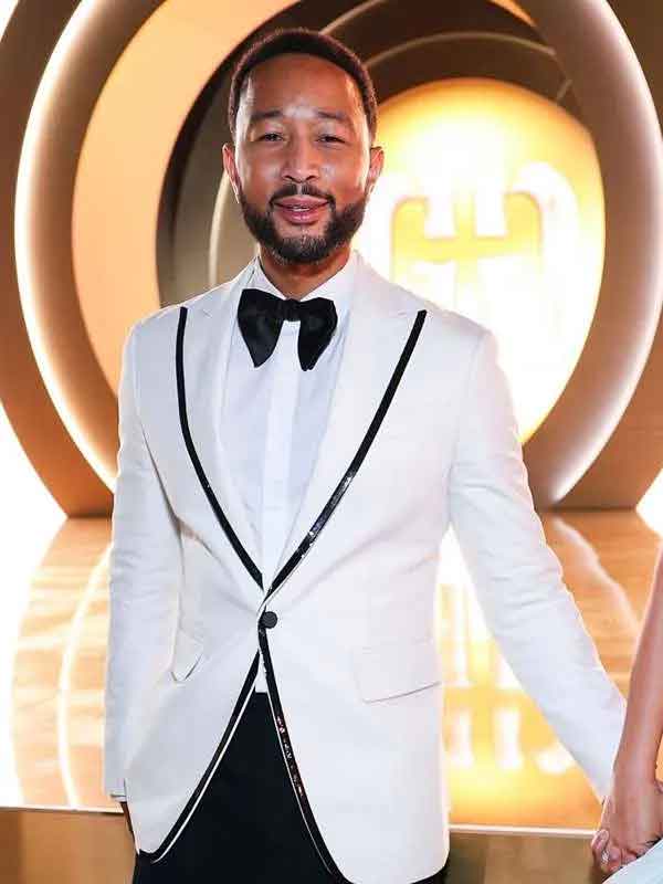 Buy Gold House 5th Annual Gold Gala John Legend White Blazer