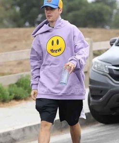 Shop Justin Bieber Purple Hoodie
