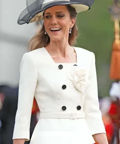 Shop Princess-Of-Wales-Kate-Middleton-2026-White-Jacket