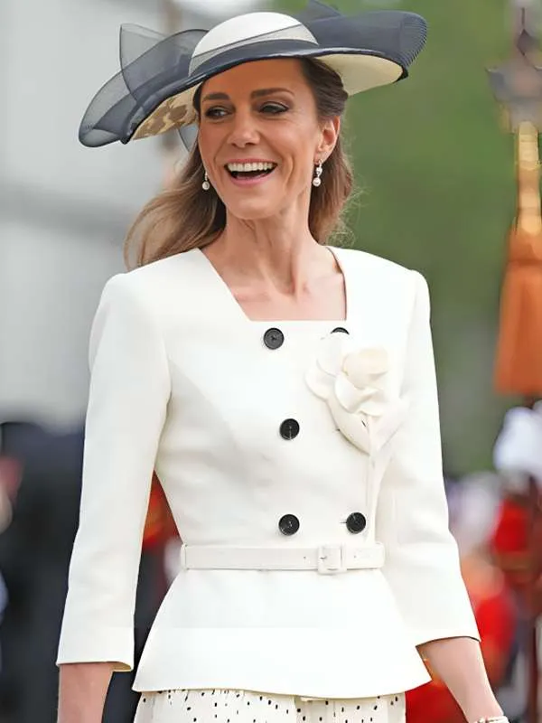 Shop Princess-Of-Wales-Kate-Middleton-2026-White-Jacket