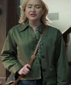 Shop Kristin-Sims-The-Brokenwood-Mysteries-S10-Green-Jacket