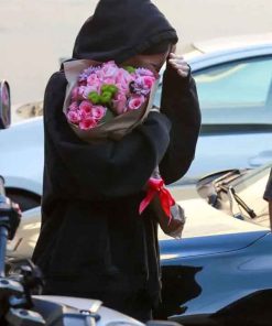 Shop Kylie Jenner West Hollywood 2026 Black Hoodie