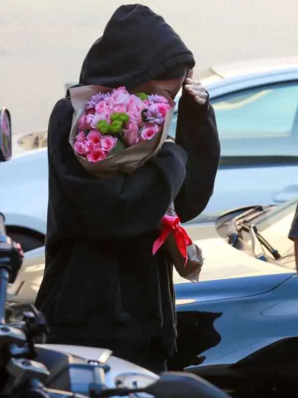 Shop Kylie Jenner West Hollywood 2026 Black Hoodie