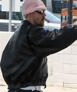 Buy LA 2026 Justin Bieber Black Leather Jacket