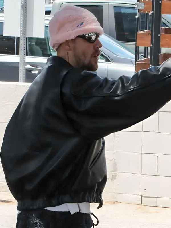Buy LA 2026 Justin Bieber Black Leather Jacket