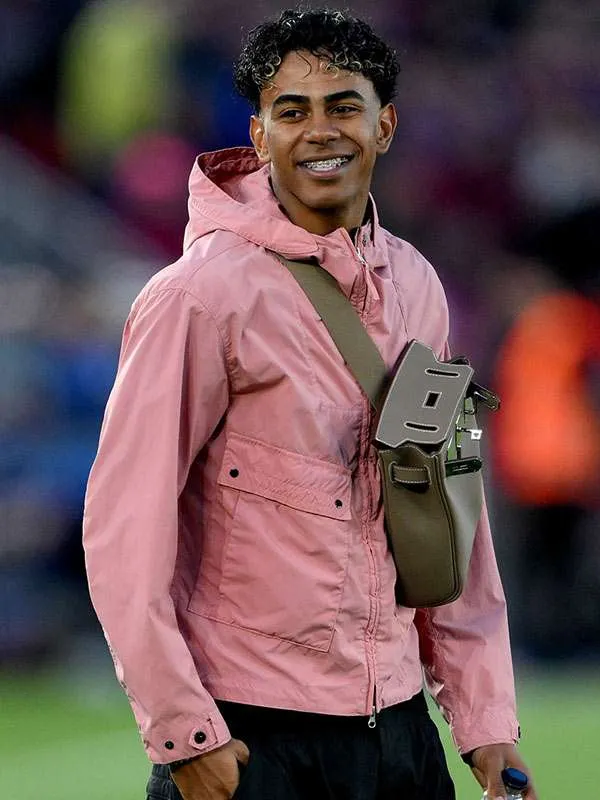 Buy 2026-Lamine-Yamal-Pink-Hooded-Jacket