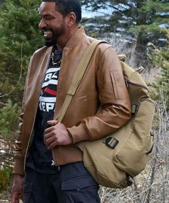 Shop Laz Alonso The Boys S05 Brown Jacket