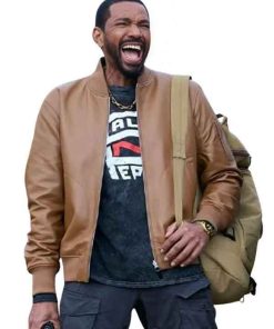 Buy Laz Alonso The Boys Brown Leather Jacket