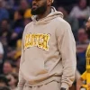 Shop LeBron-James-Klutch-Beige-Pullover-Hoodie