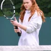 Buy Tennis-Lesson-London-2026-Sadie-Sink-Grey-Hoodie