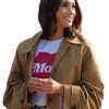 Shop Meghan-Markle-2026-Brown-Cotton-Coat