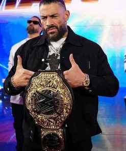 Shop Monday Night RAW 2026 Roman Reigns Black Jacket