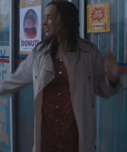 Shop Thrash-2026-Phoebe-Dynevor-Cotton-Trench-Coat