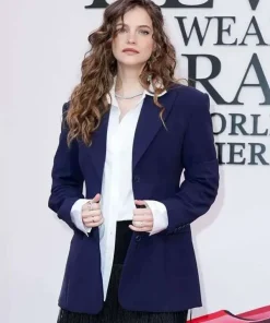 Buy Premiere-2026-The-Devil-Wears-Prada-2-Barbara-Palvin-Blue-Blazer