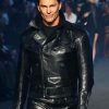 Shop NYFW Tom Brady Black Leather Jacket
