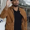 Shop Nathan-Mitchell-Cannes-Film-Festival-2026-Brown-Jacket