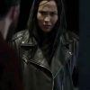 Shop Orphée Ladouceur-Nguyen Infiltrate Black Leather Jacket