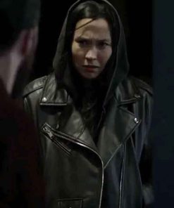 Shop Orphée Ladouceur-Nguyen Infiltrate Black Leather Jacket