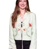 Buy Outrageous-Movie-Premiere-2025-Ellie-Heydon-Green-Floral-Jacket
