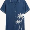 Buy Perfect-Match-Nick-Lachey-Palm-Tree-Blue-Shirt