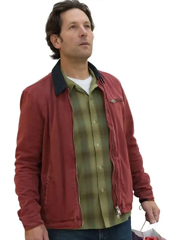 Shop Paul-Rudd-Power-Ballad-Red-Jacket