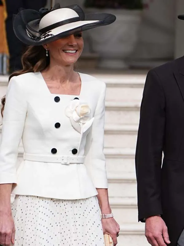 Buy 2026-Princess-Of-Wales-Kate-Middleton-White-Jacket