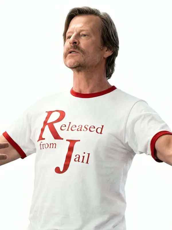 Shop Kevin Rankin R.J. Decker 2026 Aloysius ‘Wish’ Aiken Released from Jail White T-Shirt