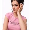 Shop Rachel-Zegler-Pretty-People-Make-Mistakes-Too-Pink-T-Shirt