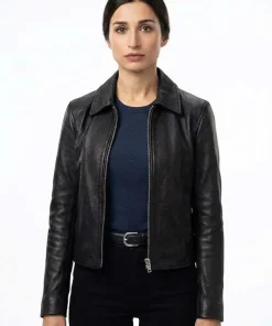 Shop Sabrina-Sohal-Allegiance-Black-Leather-Jacket