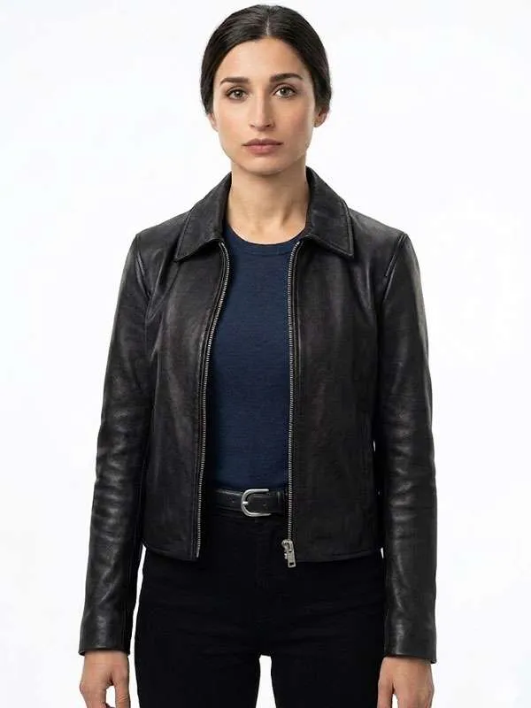 Shop Sabrina-Sohal-Allegiance-Black-Leather-Jacket