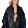 Shop Sophie Cunningham 2026 Black Leather Jacket