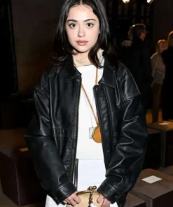 Shop Street-Style-2026-Nailea-Devora-Black-Leather-Jacket
