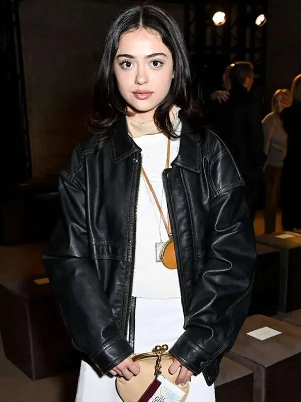 Shop Street-Style-2026-Nailea-Devora-Black-Leather-Jacket