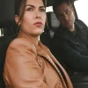 Buy Tracker-S03-Sofia-Pernas-Brown-Leather-Jacket