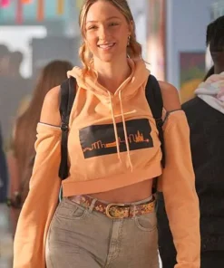 Shop Tall-Girl-2-Ava-Michelle-Peach-Hoodie