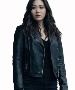 Buy Karen-Fukuhara-The-Boys-2026-Black-Leather-Jacket