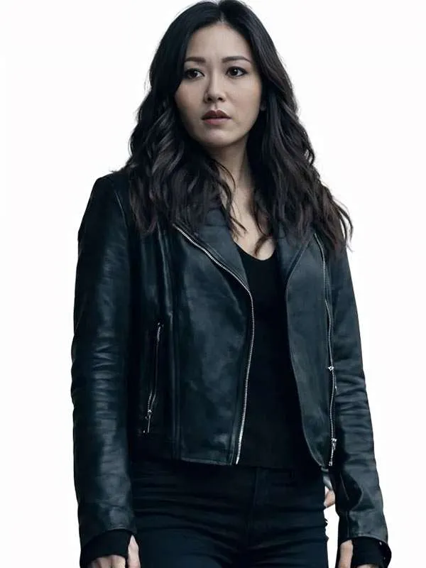 Buy Karen-Fukuhara-The-Boys-2026-Black-Leather-Jacket