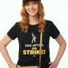 Shop The Comeback Lisa Kudrow SAG AFTRA on Strike Black T-Shirt