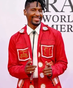 Shop The-Devil-Wears-Prada-2-Premiere-Jon-Batiste-Leather-Jacket