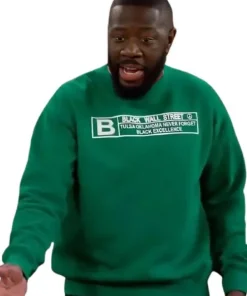 Buy The-Neighborhood-Malcolm-Butler-Black-Wall-Street-Green-Sweatshirt