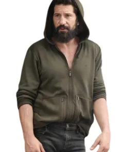 Shop The-Punisher-One-Last-Kill-Jon-Bernthal-Oilve-Green-Hoodie