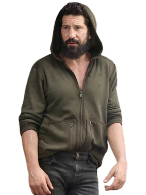 Shop The-Punisher-One-Last-Kill-Jon-Bernthal-Oilve-Green-Hoodie