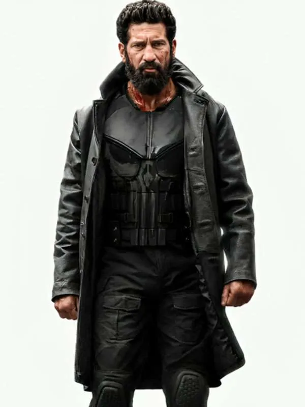 Buy The-Punisher-One-Last-Kill-Jon-Bernthal-Black-Coat