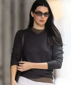 Buy Kendall-Jenner-The-Row-Summer-2026-Charcoal-Sweatshirt