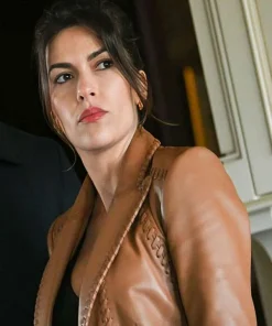 Shop Tracker-S03-Billie-Matalon-Brown-Leather-Jacket