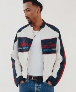 Shop Travis-Bennett-Aime-Leon-Dore-Racer-Jacket