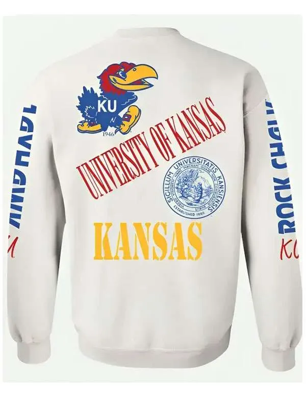 Shop Kansas-UniversityTaylor-Swift-White-Sweatshirt-1