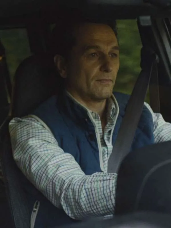 Shop Widows-Bay-Matthew-Rhys-Blue-Quilted-Vest
